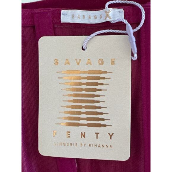Savage Fenty Velvet Vixen Corset In Purple Heat Large NWT - Picture 9 of 9